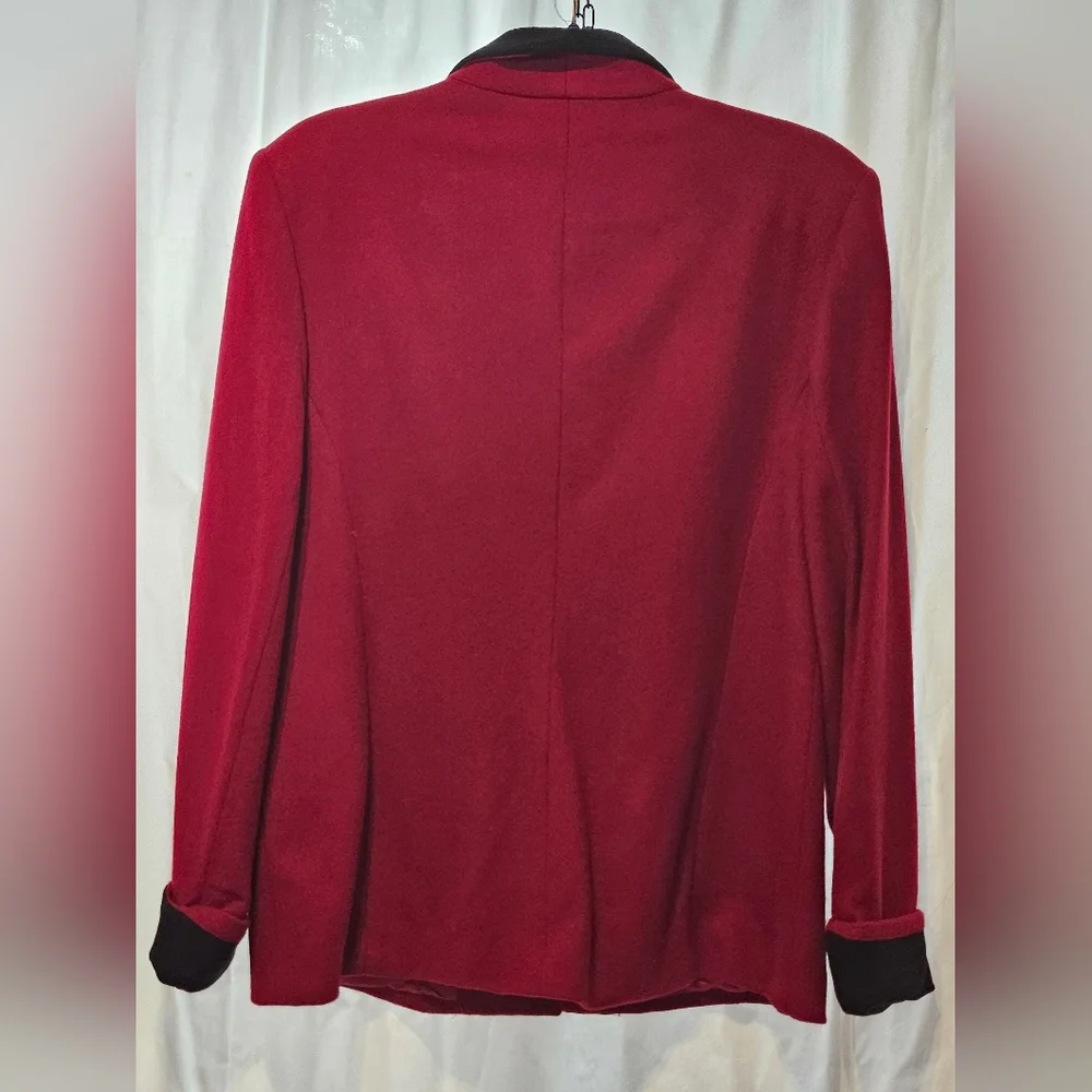 Oleg Cassini 70s Vintage Wool Dry-Cleaned Suit Jacket - Picture 2 of 5